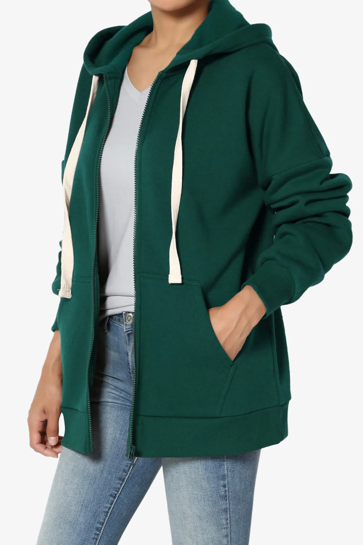 Accie Fleece Zip Hooded Jacket