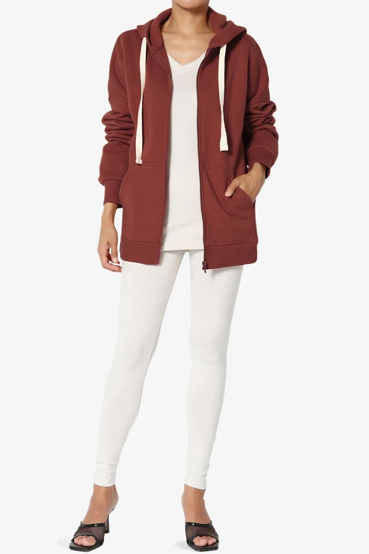 Accie Fleece Zip Hooded Jacket