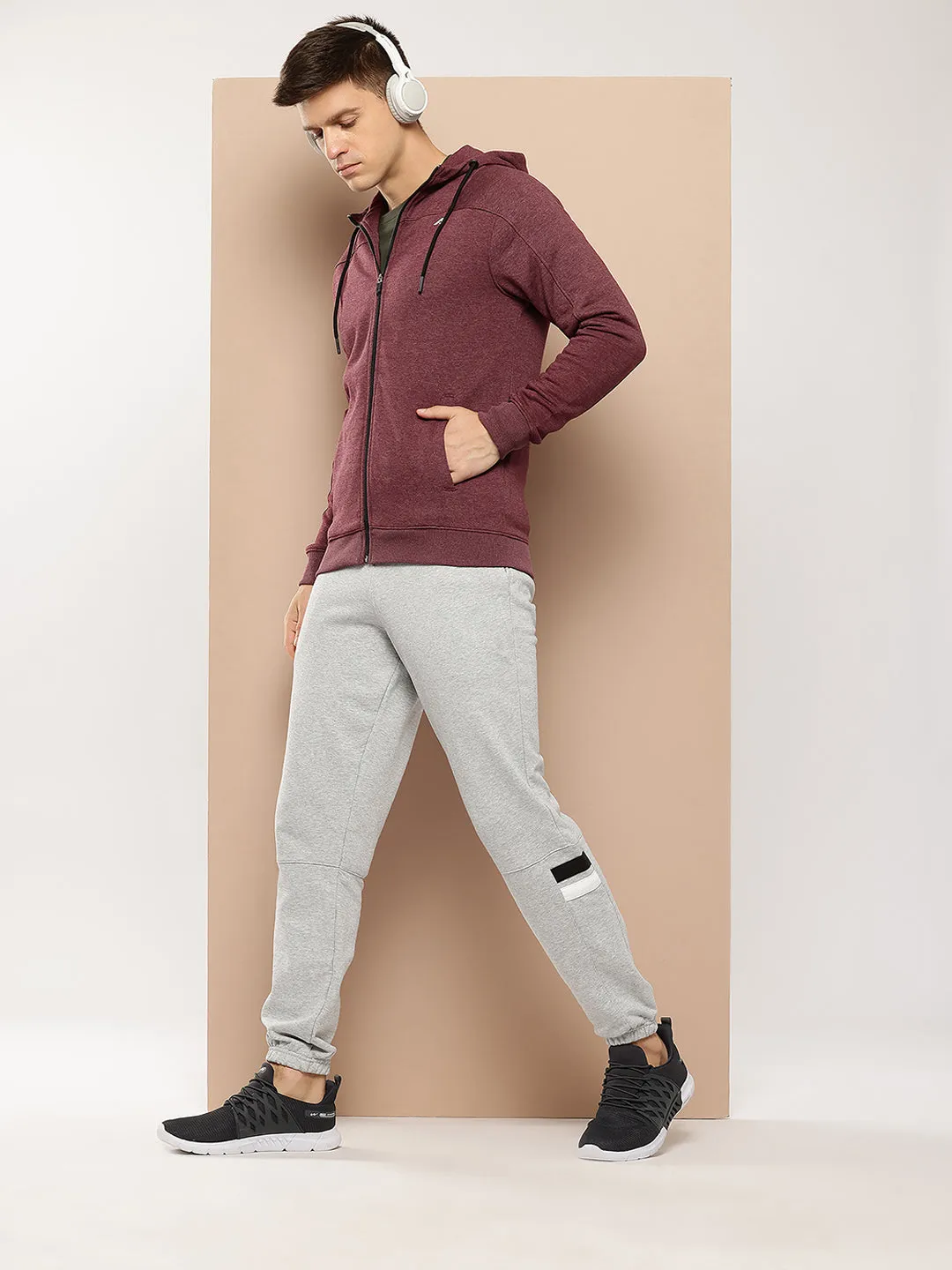 Alcis Men Solid Maroon Jackets