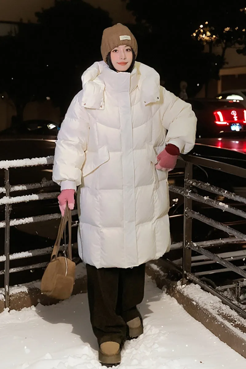 Alice Hooded Duck Down Puffer Coat