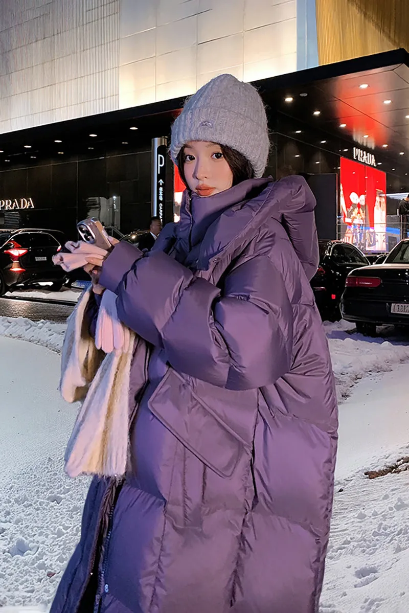 Alice Hooded Duck Down Puffer Coat