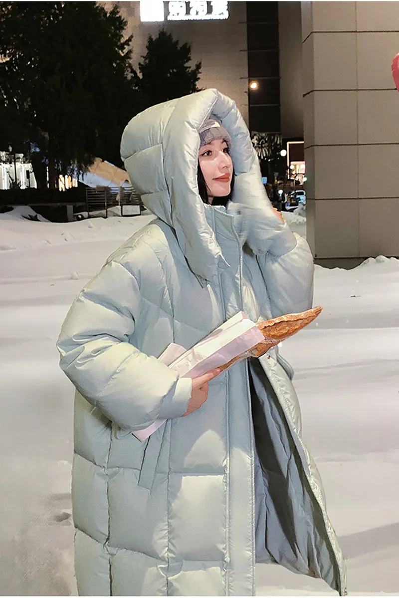 Alice Hooded Duck Down Puffer Coat