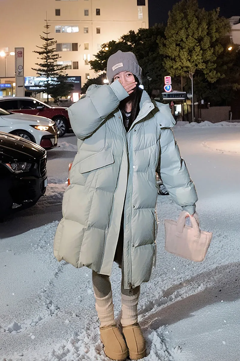 Alice Hooded Duck Down Puffer Coat