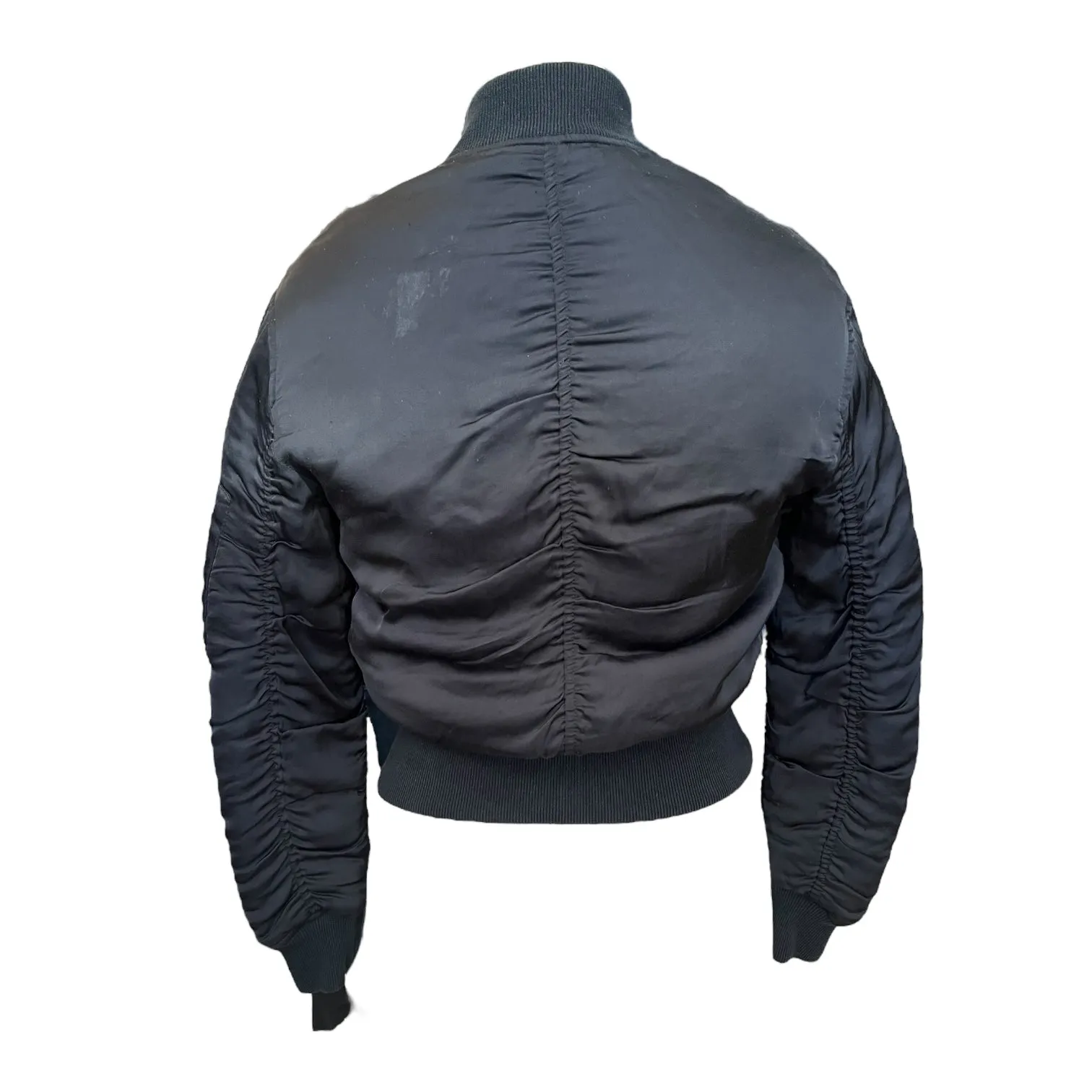 All Saints Navy Bomber Jacket