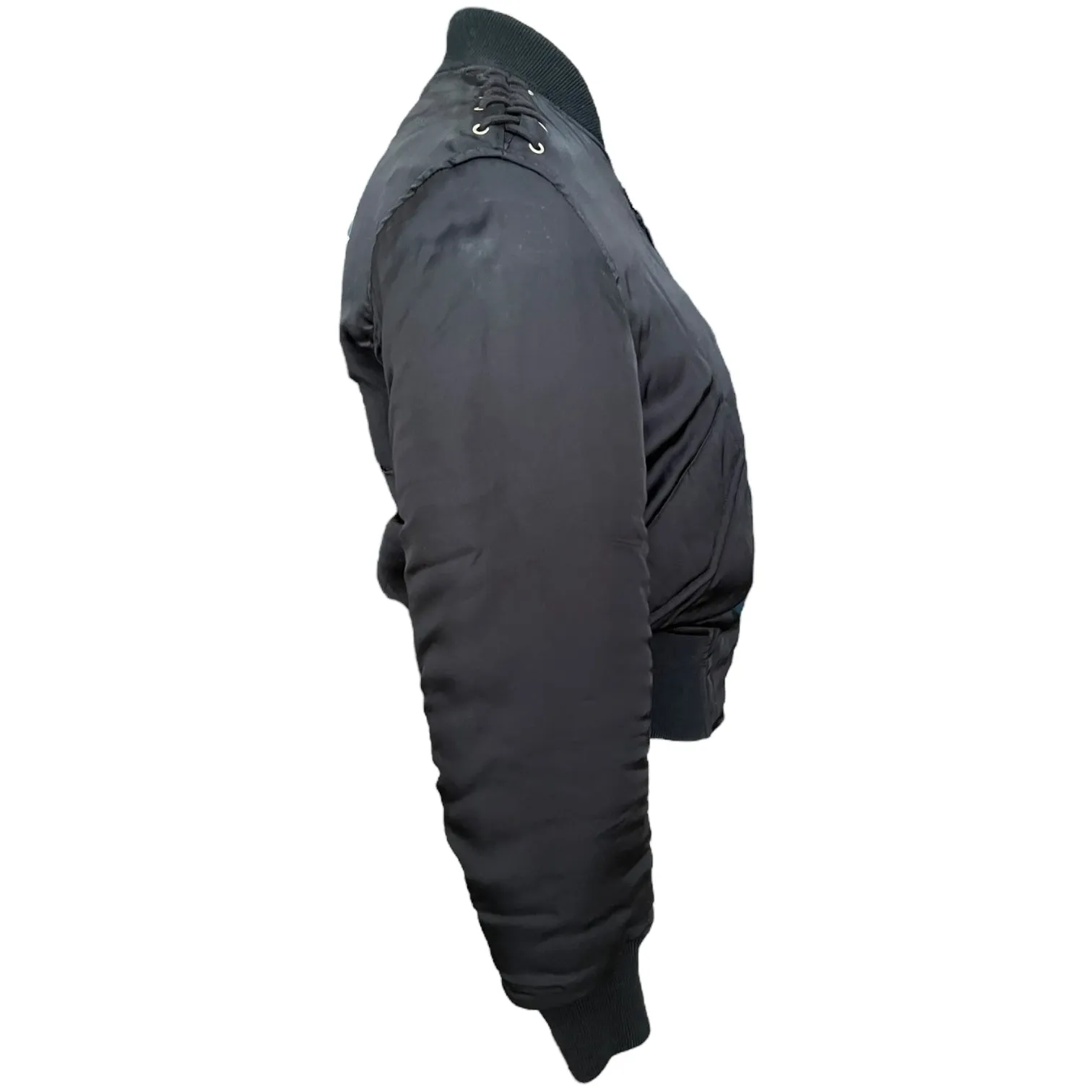 All Saints Navy Bomber Jacket