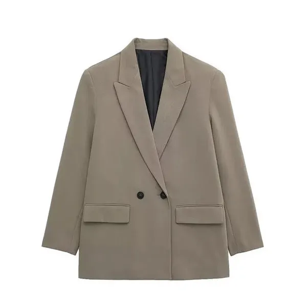 Amiah Structured Blazer: Elegant, Long-Sleeved Design