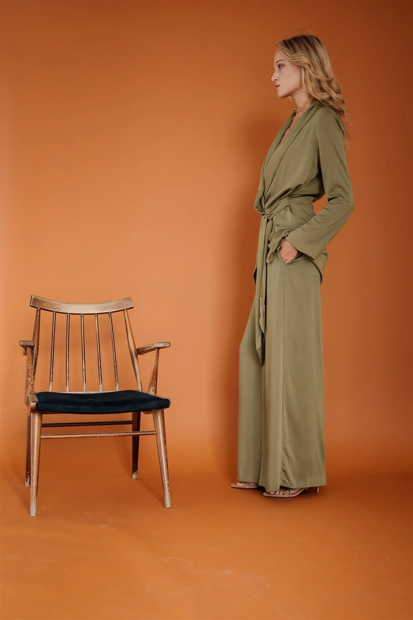Anissa Blazer Olive