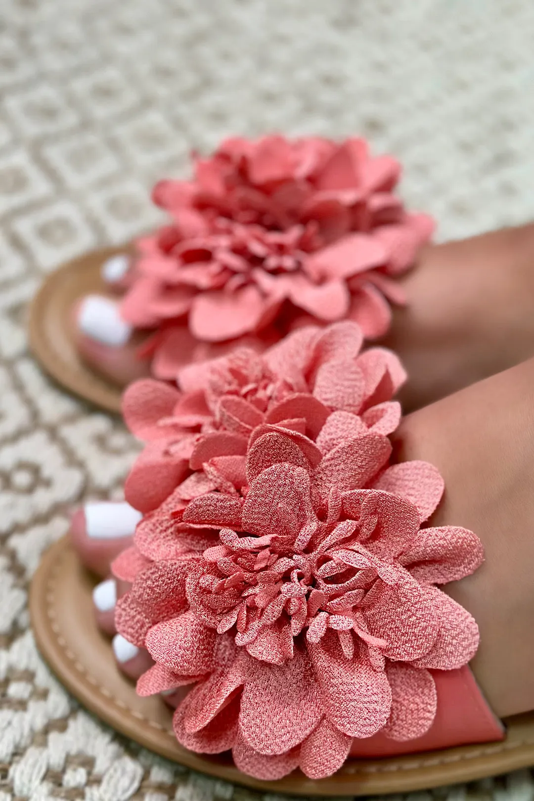 Annie Slip On Flower Sandals