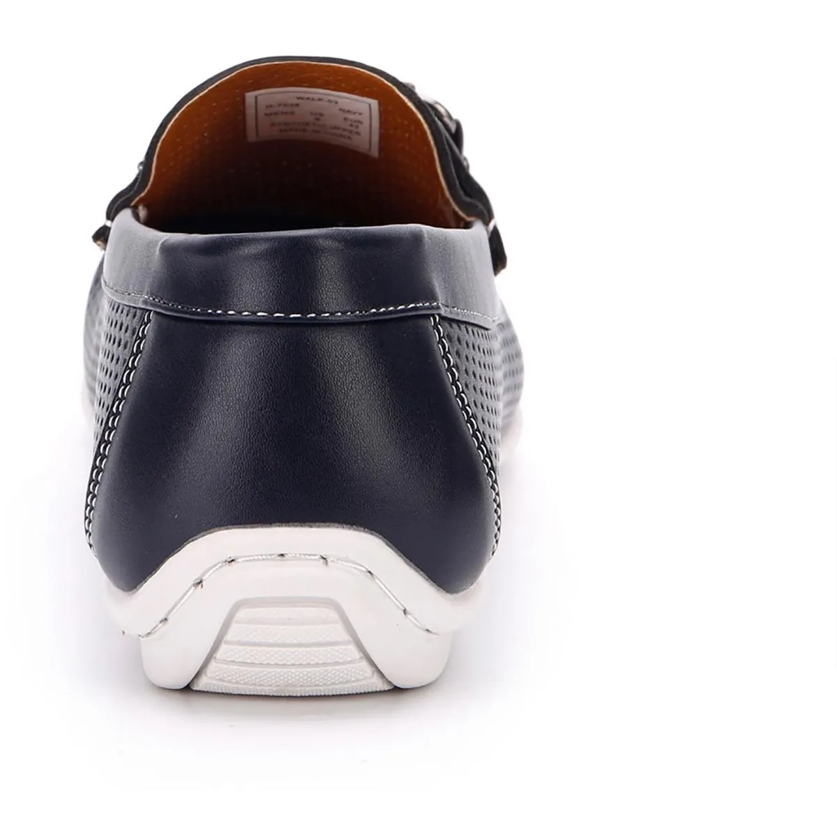 Aston Marc Mens Walk Faux Leather Slip-On Loafers