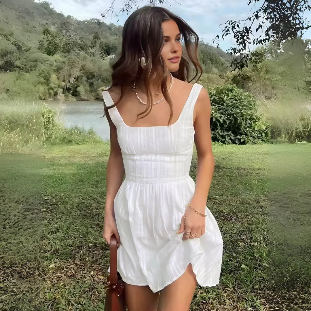 Athena™ | Classic Sleeveless Mini Dress