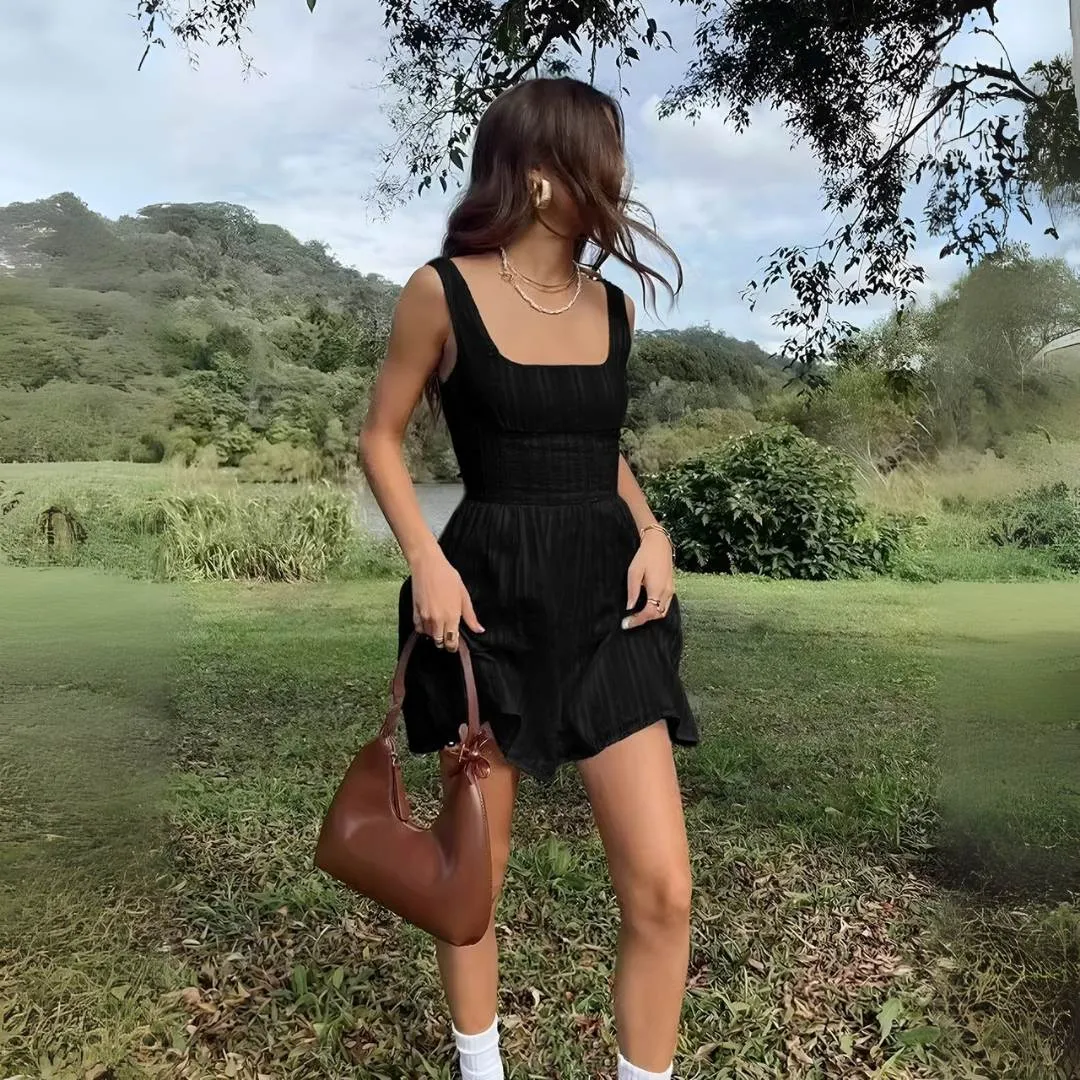Athena™ | Classic Sleeveless Mini Dress