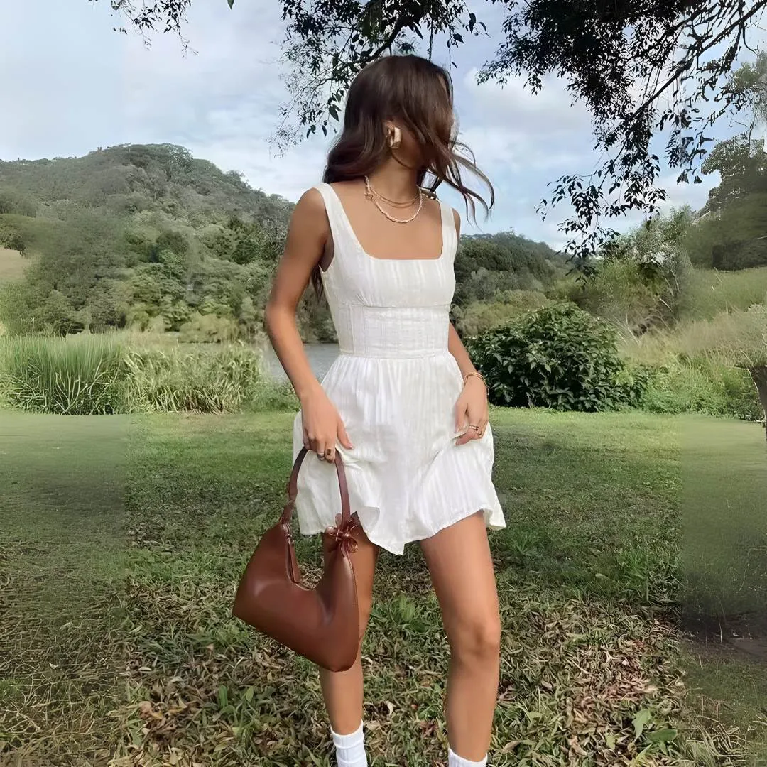Athena™ | Classic Sleeveless Mini Dress