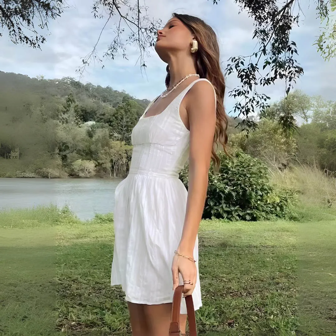 Athena™ | Classic Sleeveless Mini Dress