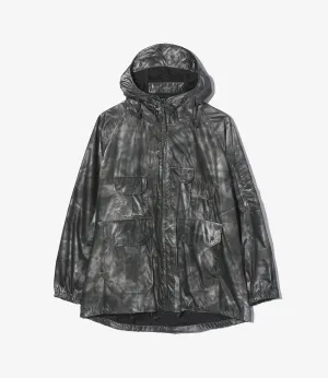 Atlantic Parka – Silver Shadow Print Nylon
