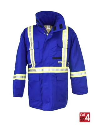 Avenger 9 oz Insulated Parka for Men in Royal Blue, Style 3215 - Warm, Durable, Versatile with Detachable Hood for Outdoor Activities