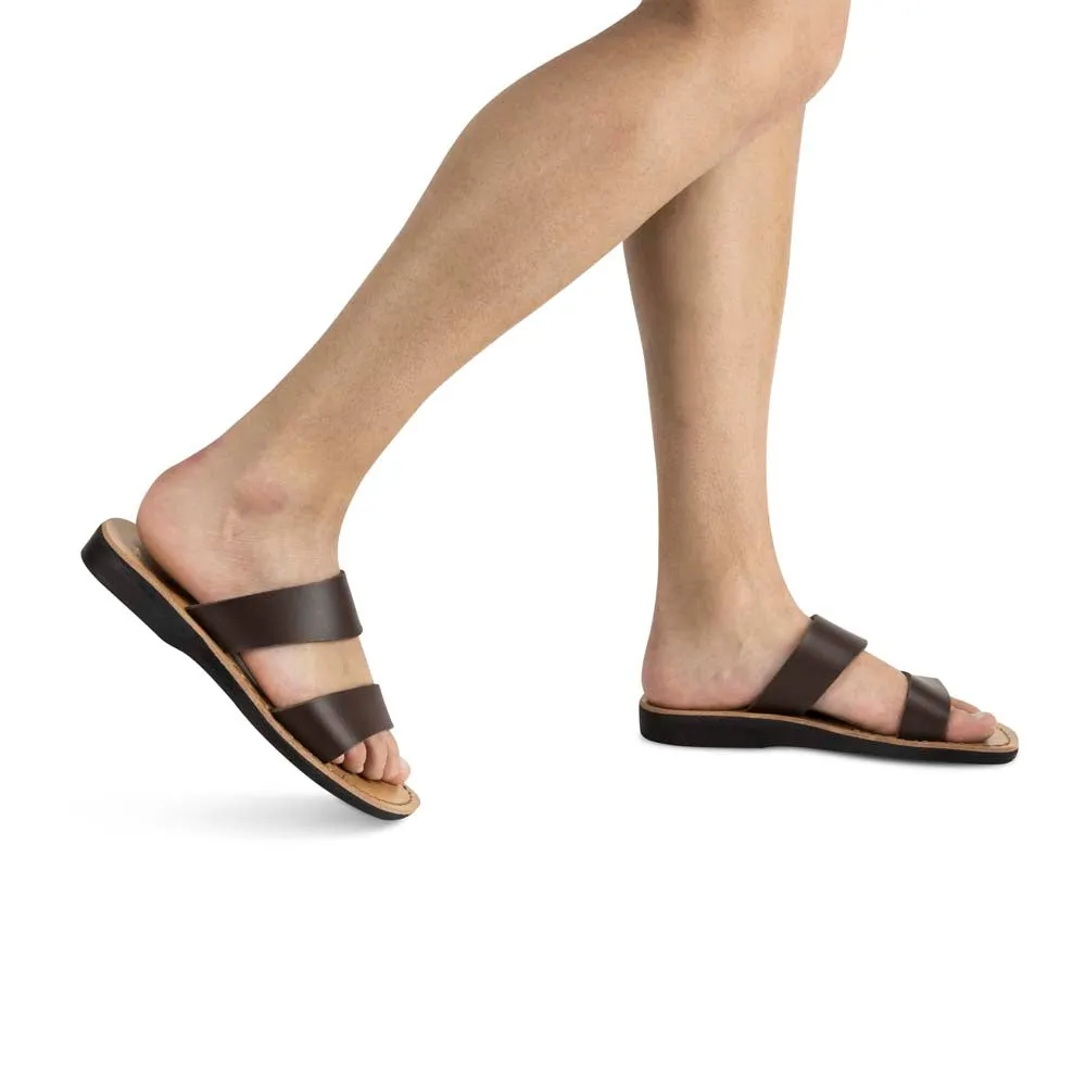 Aviv Vegan - Leather Alternative Sandal | Brown