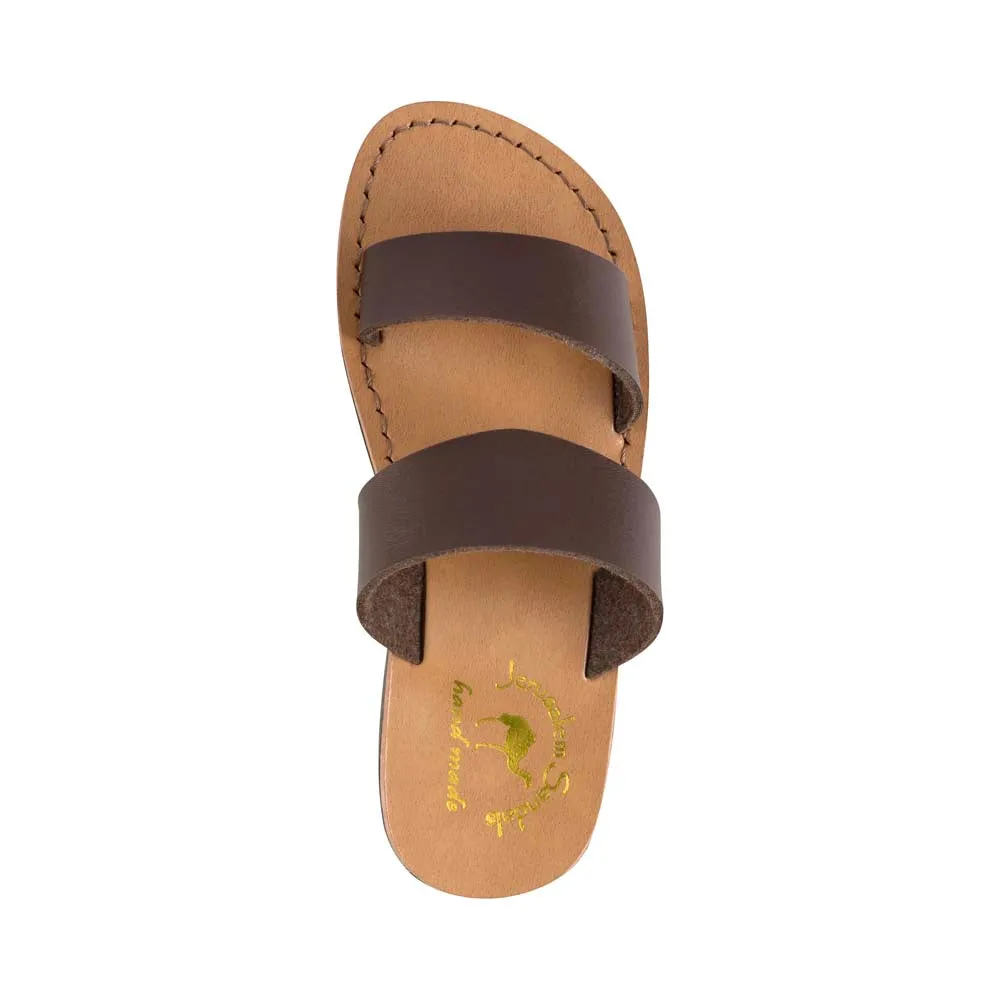 Aviv Vegan - Leather Alternative Sandal | Brown
