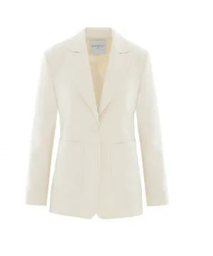 Beatrice B Italia Single-Breasted Blazer in Technical Fabric