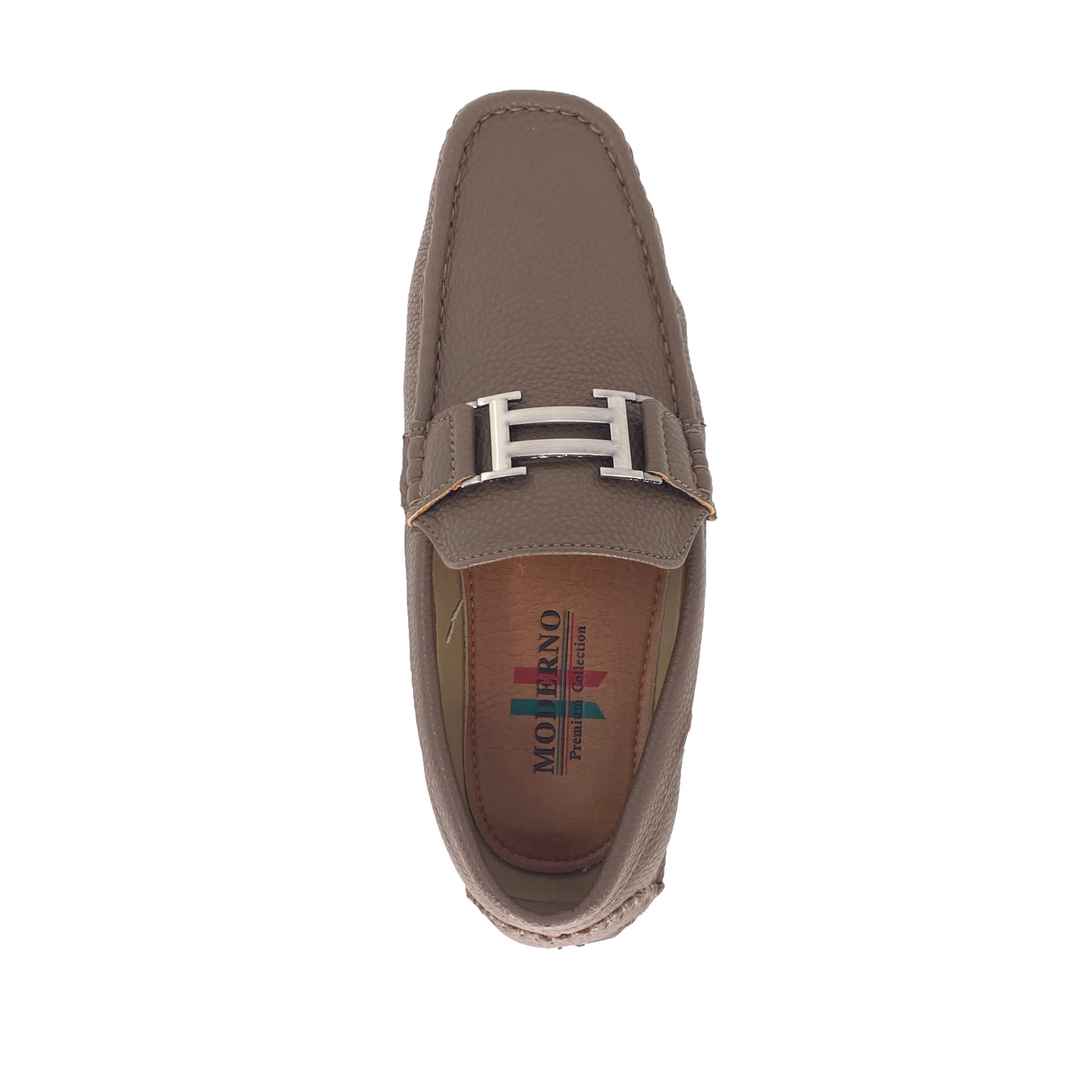 Beige Hermes Inspired Loafers Moderno