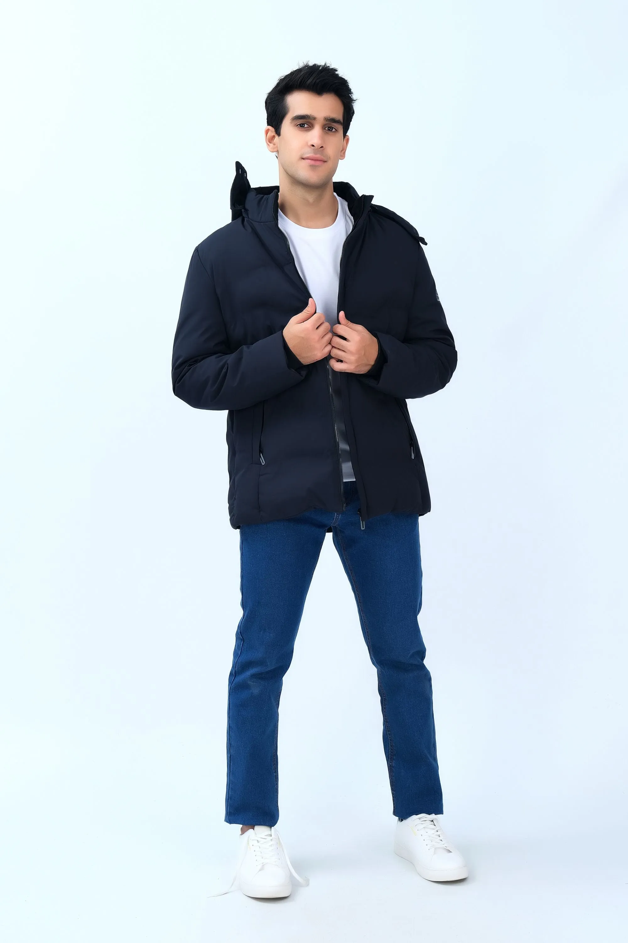 Black Hooded Jacket