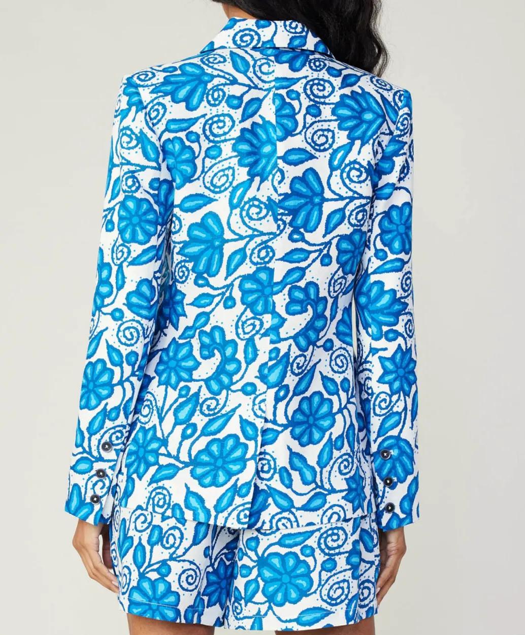 Blue Pattern Blazer