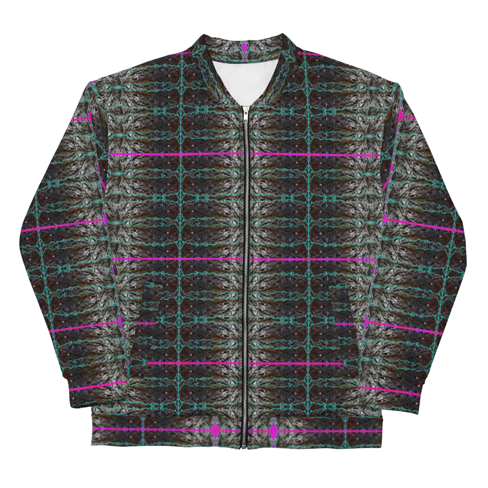 Bomber Jacket (Unisex)(Rind#8 Tree Link) RJSTH@Fabric#8  RJSTHW2021 RJS
