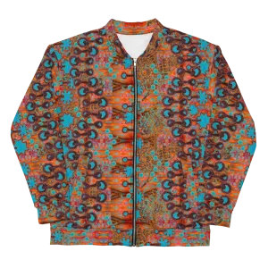 Bomber Jacket (Unisex)(WindSong Flower) RJSTH@Fabric#12 RJSTHW2022 RJS