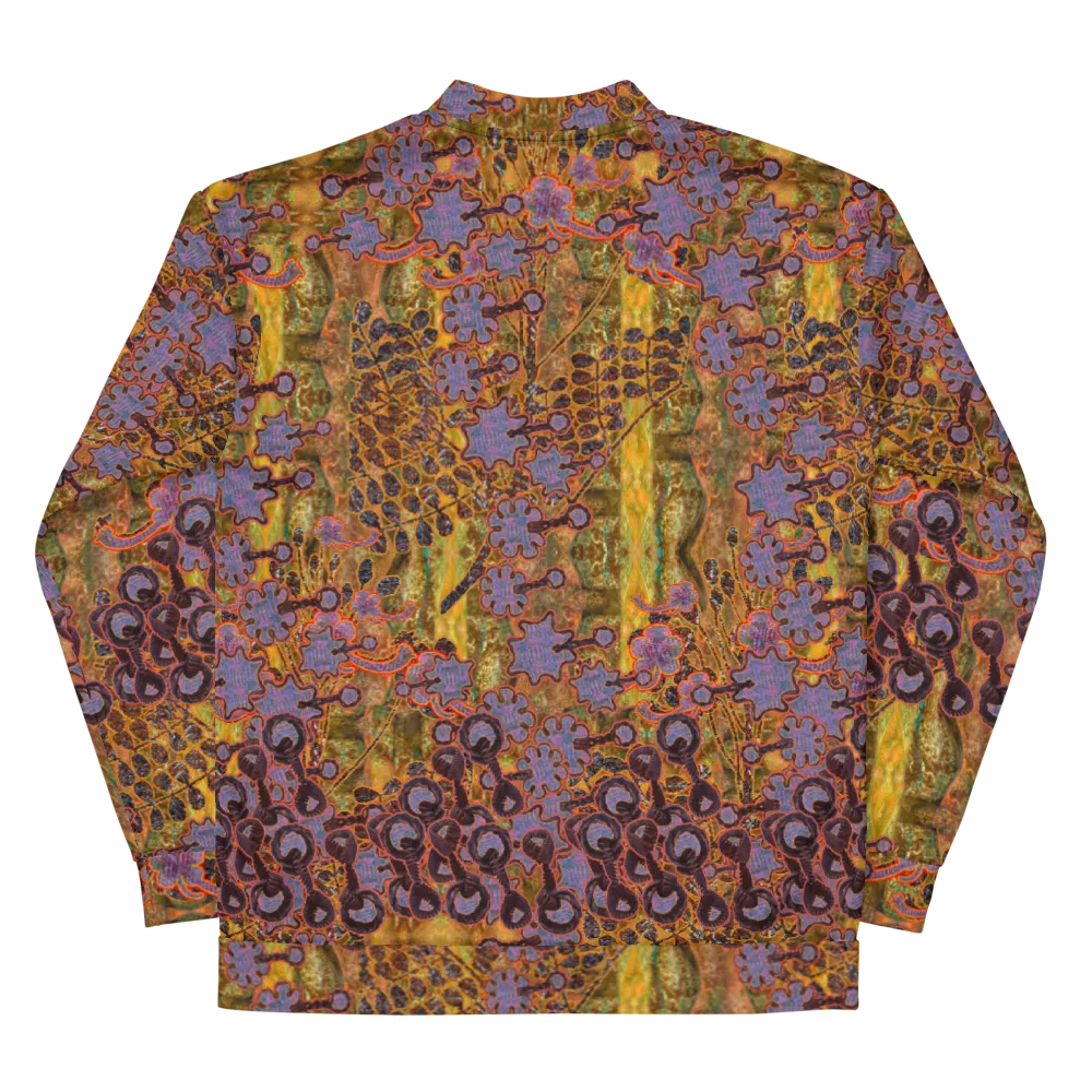 Bomber Jacket (Unisex)(WindSong Flower) RJSTH@Fabric#6 RJSTHW2022 RJS