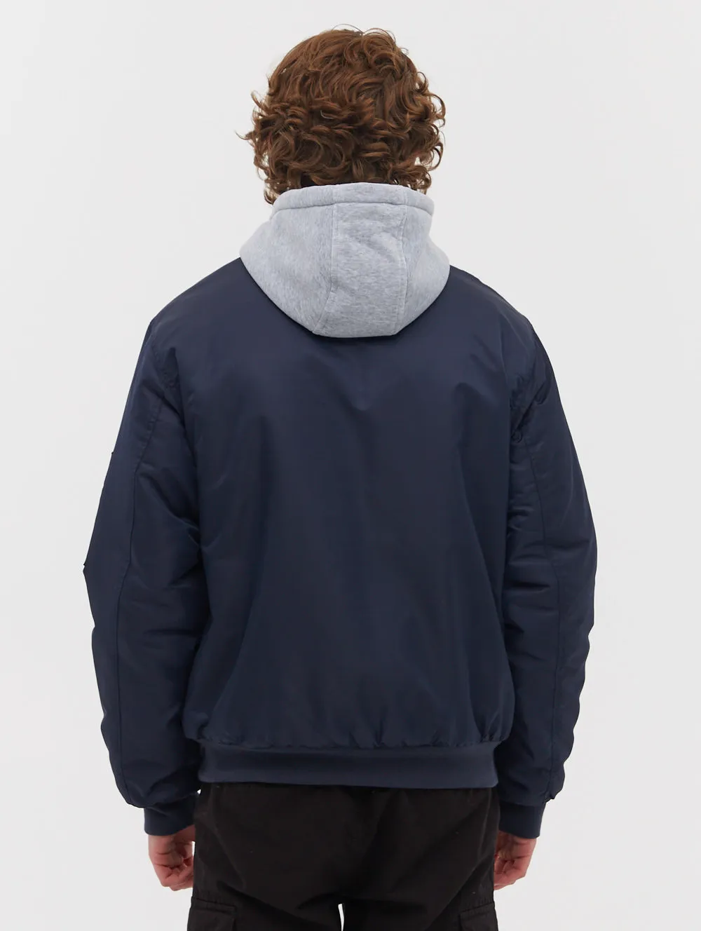 Bomper Fleece Hood Bomber Jacket