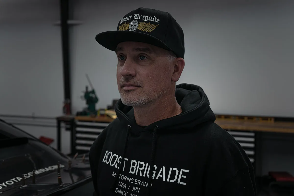 Boost Brigade Company Logo Pull-over Hoodie - Black