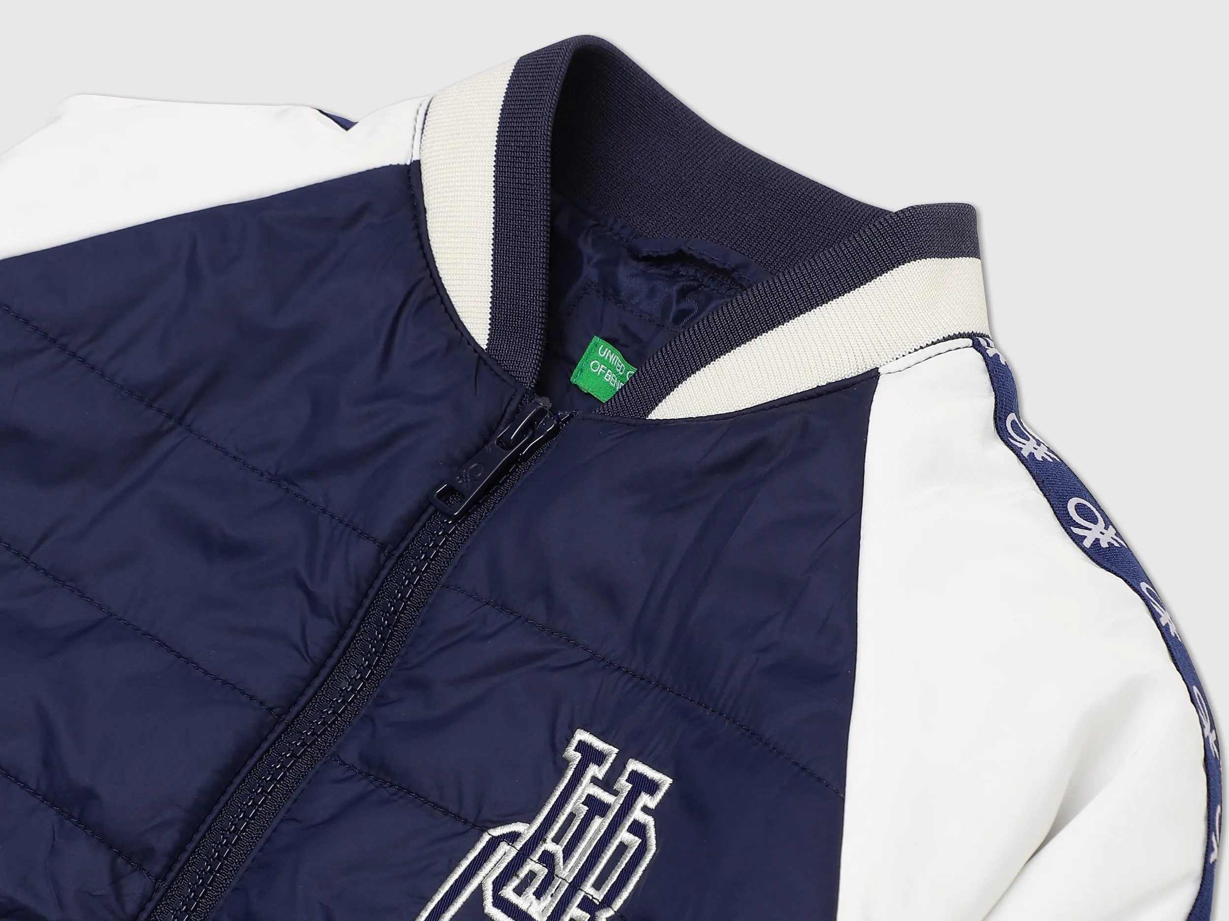 Boys Blue Bomber Jacket