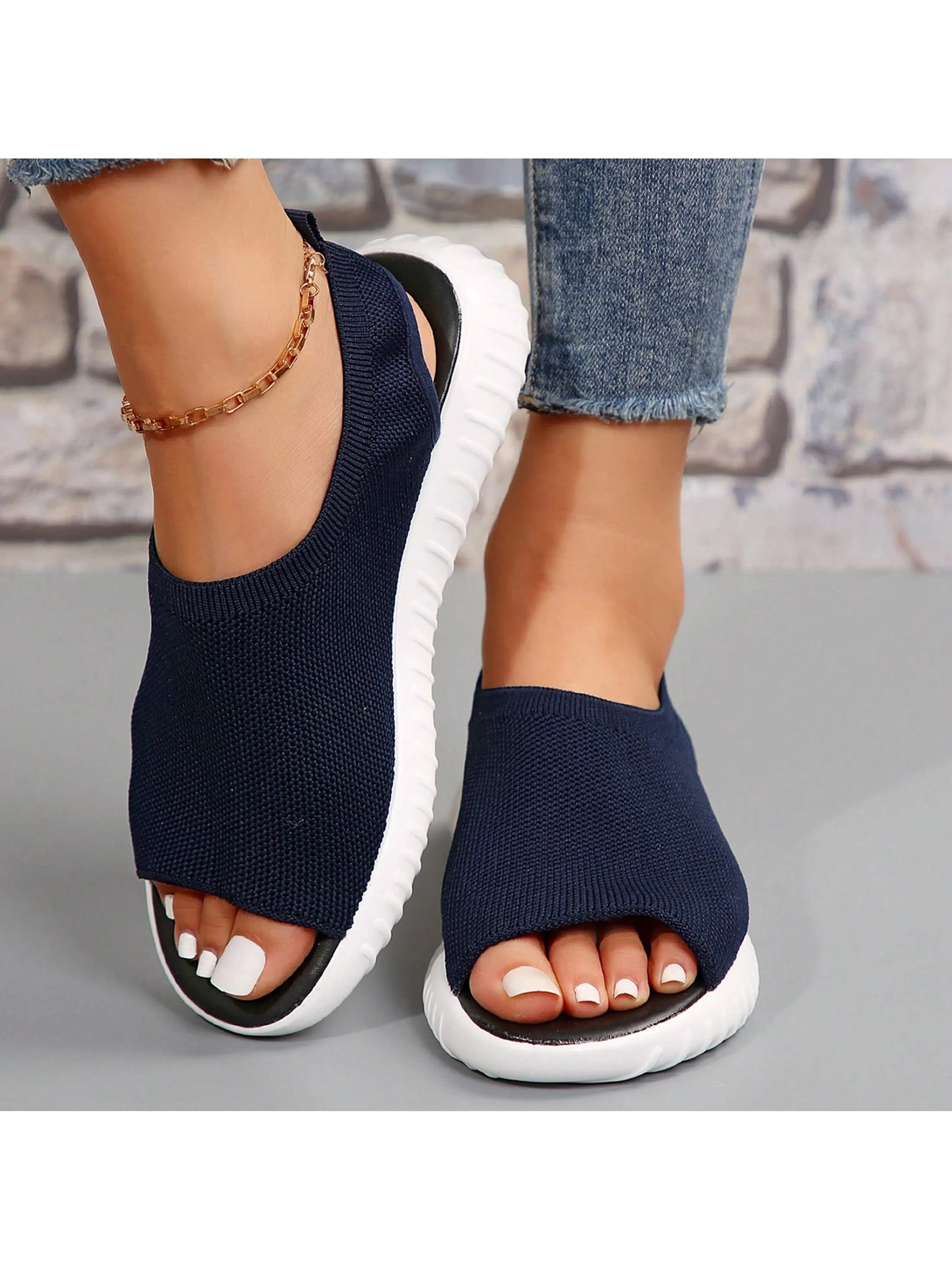 Breathable Mesh Peep-Toe Wedge Platform Sandals – Ultimate Comfort for Stylish Summer Days