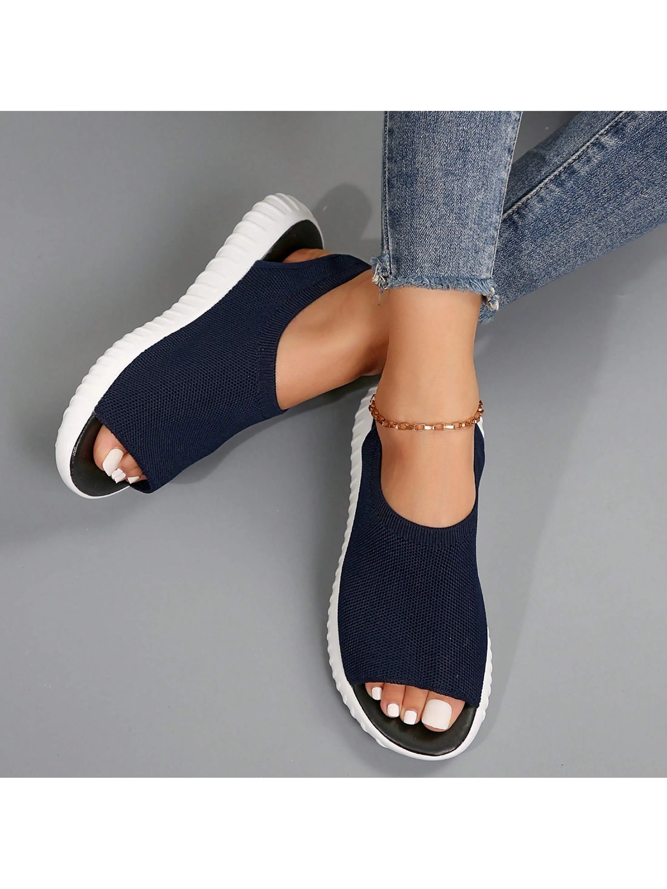 Breathable Mesh Peep-Toe Wedge Platform Sandals – Ultimate Comfort for Stylish Summer Days