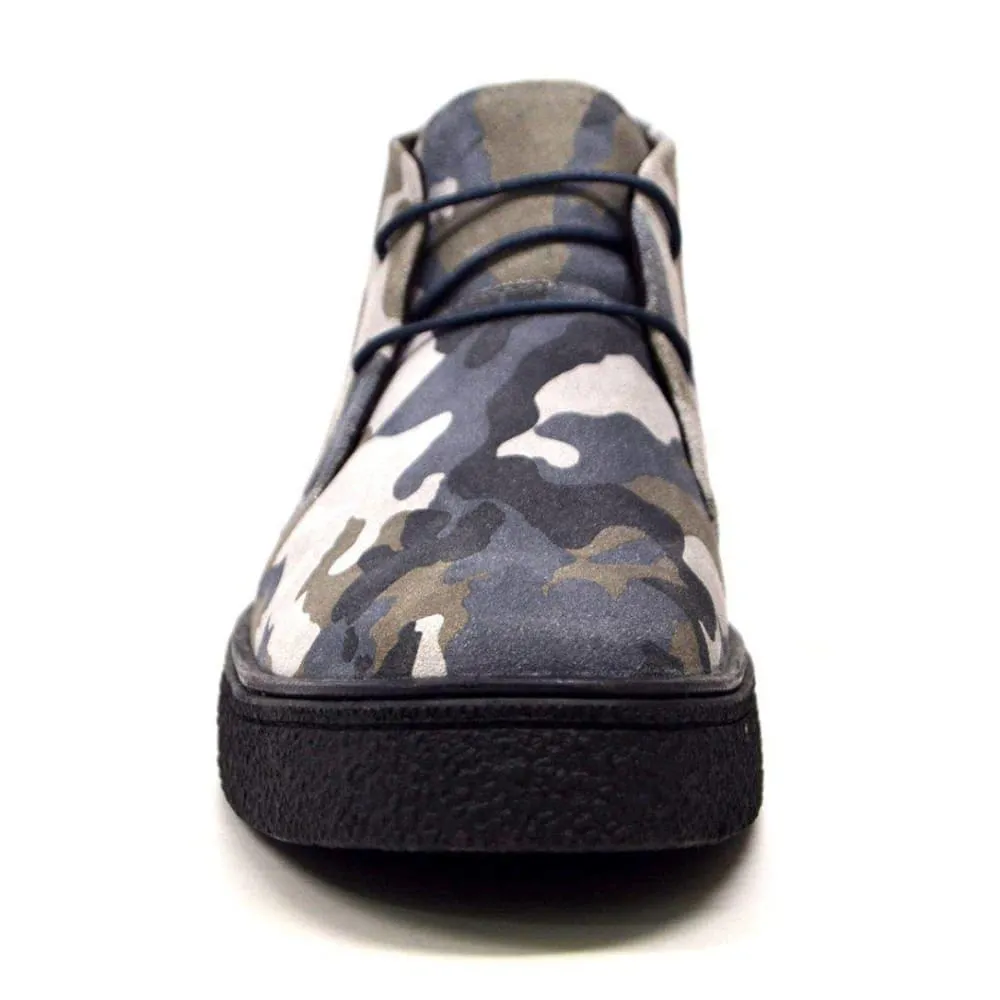 British Walkers Playboy Classic Men's Camo Suede Ankle Boots
