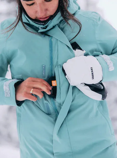 Burton Jet Ridge Jacket Womens Rock Lichen