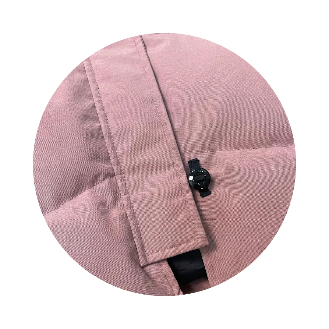 Canada Goose Dusty Rose Lorette Hooded Parka - Size Small