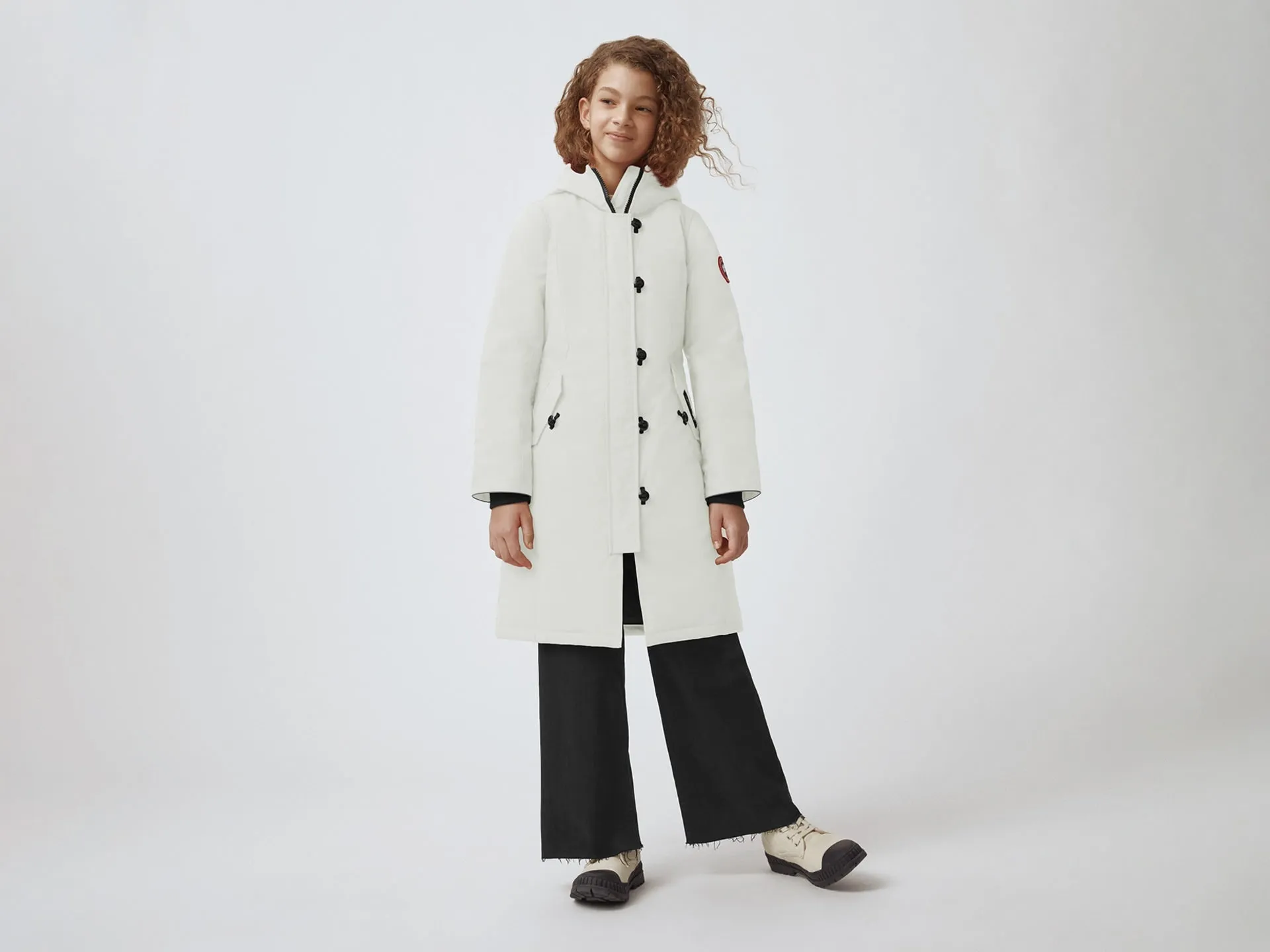 Canada Goose Youth Brittania Parka - North Star White