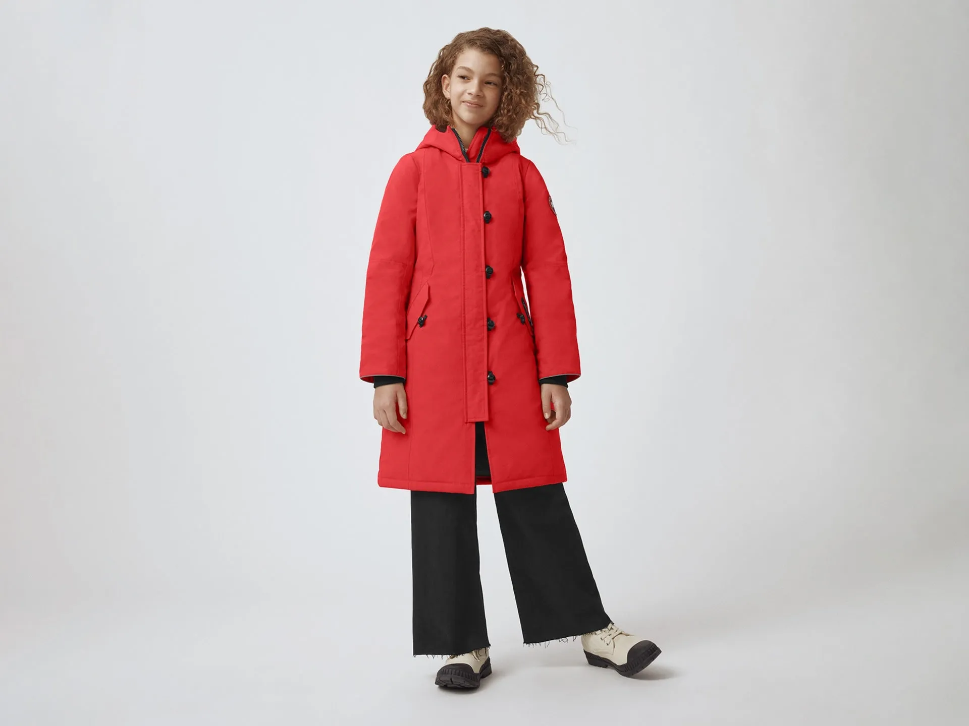 Canada Goose Youth Brittania Parka - Red