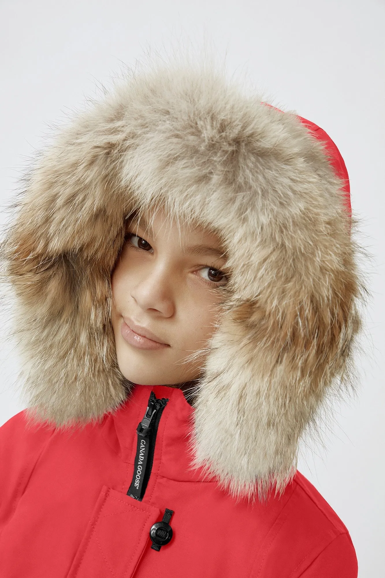 Canada Goose Youth Brittania Parka - Red