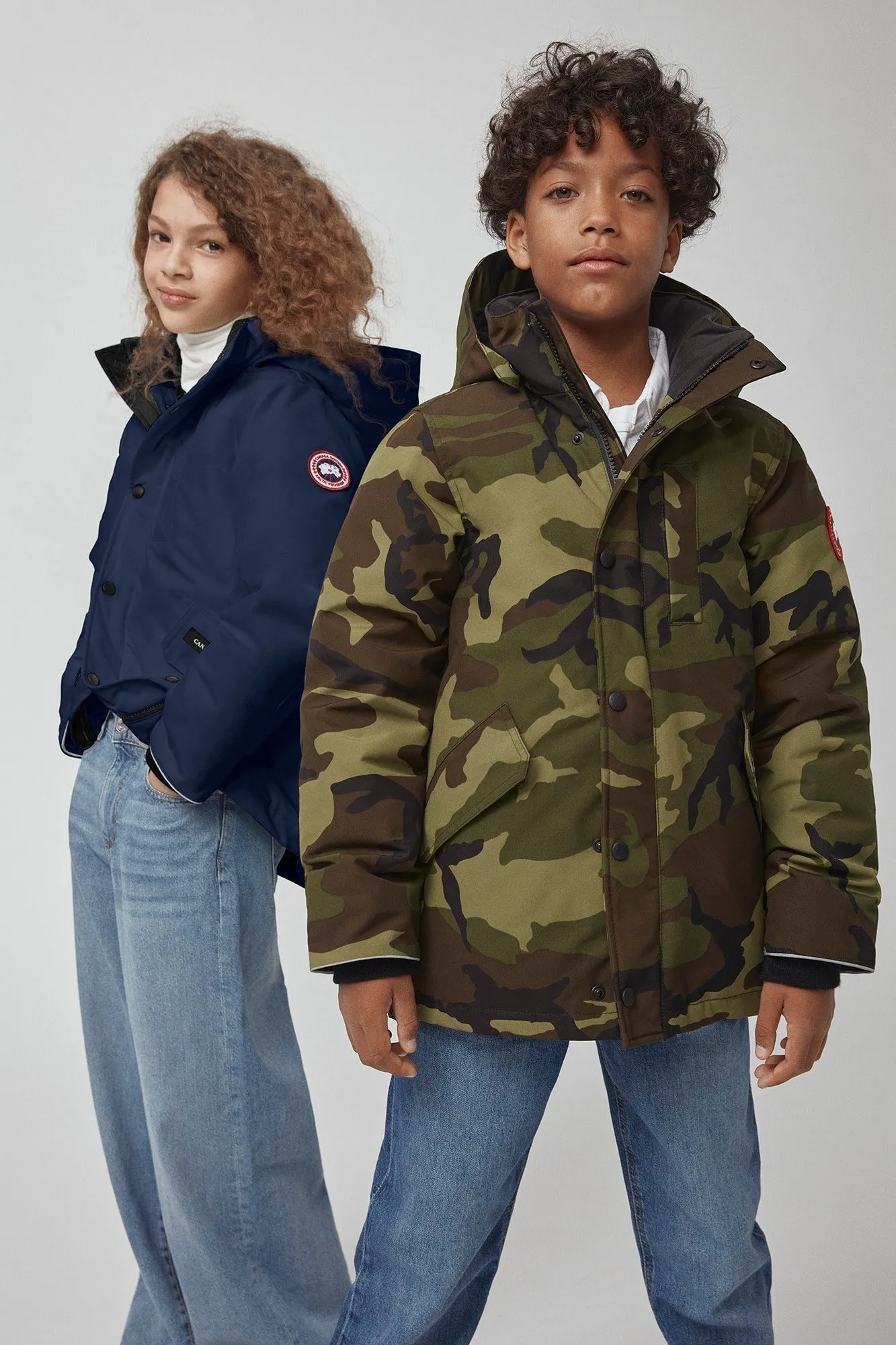 Canada Goose Youth Logan Parka - Atlantic Navy