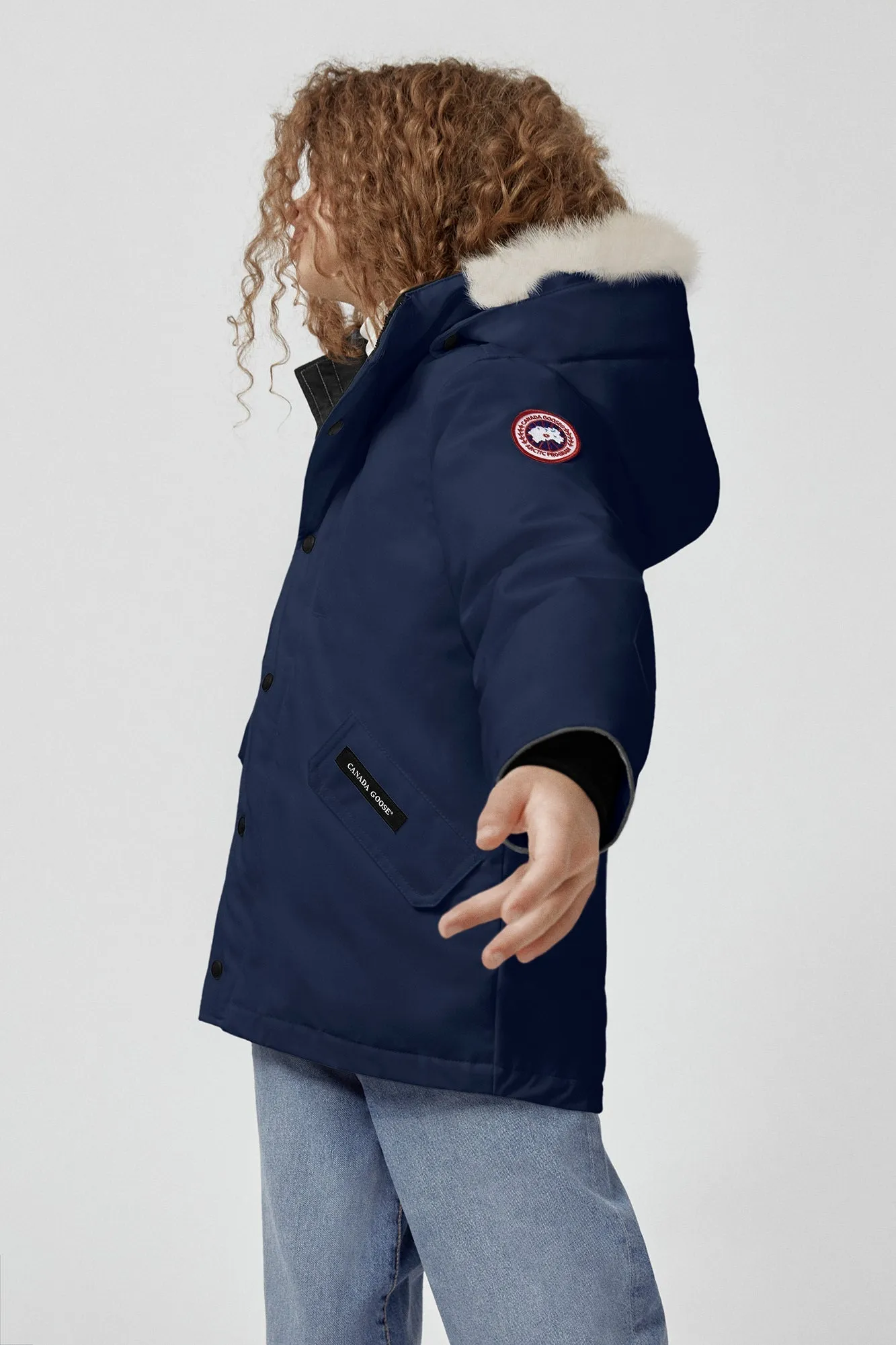 Canada Goose Youth Logan Parka - Atlantic Navy