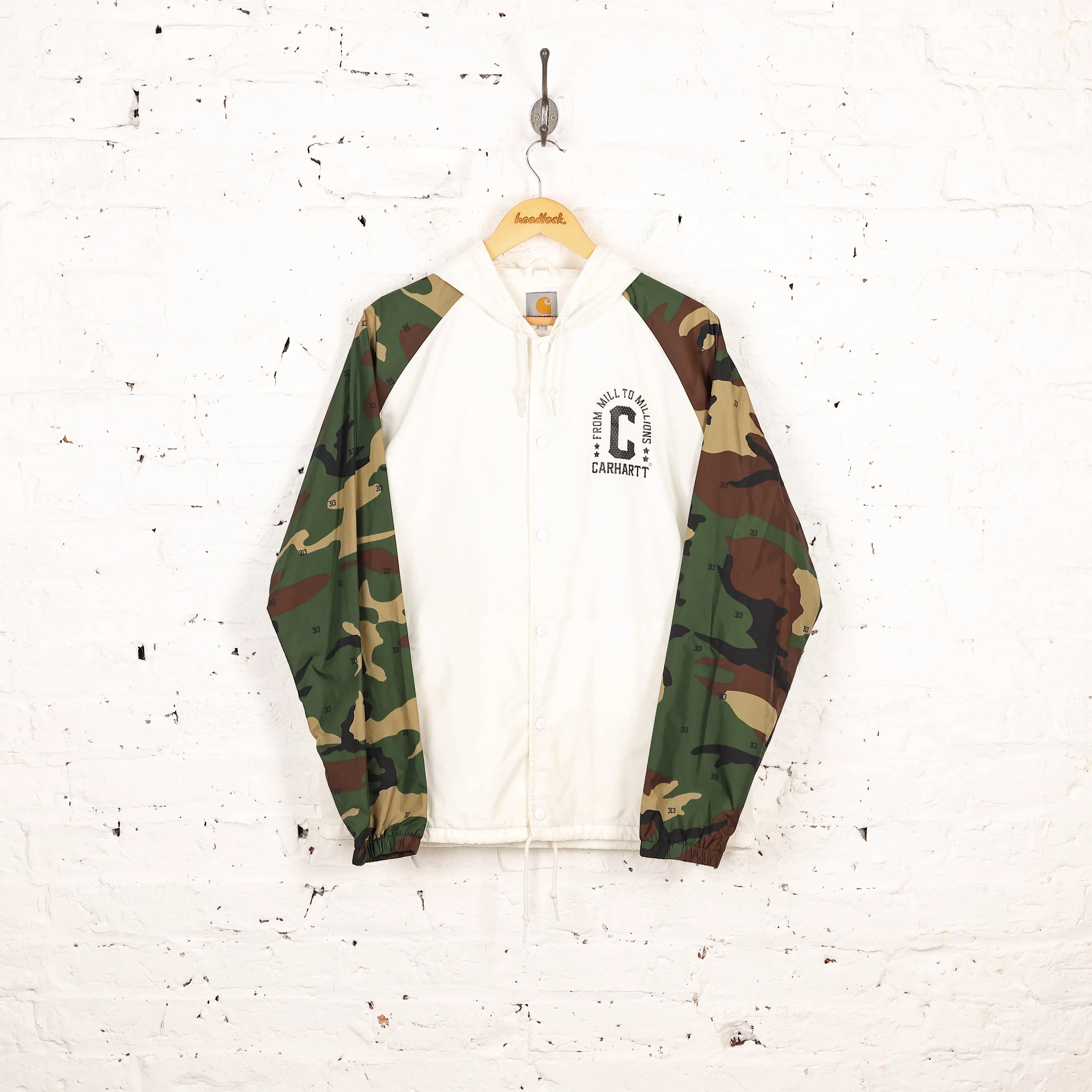 Carhartt Hooded Mill 89 Jacket - White - L