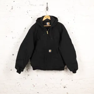Carhartt Hooded Work Jacket - Black - L
