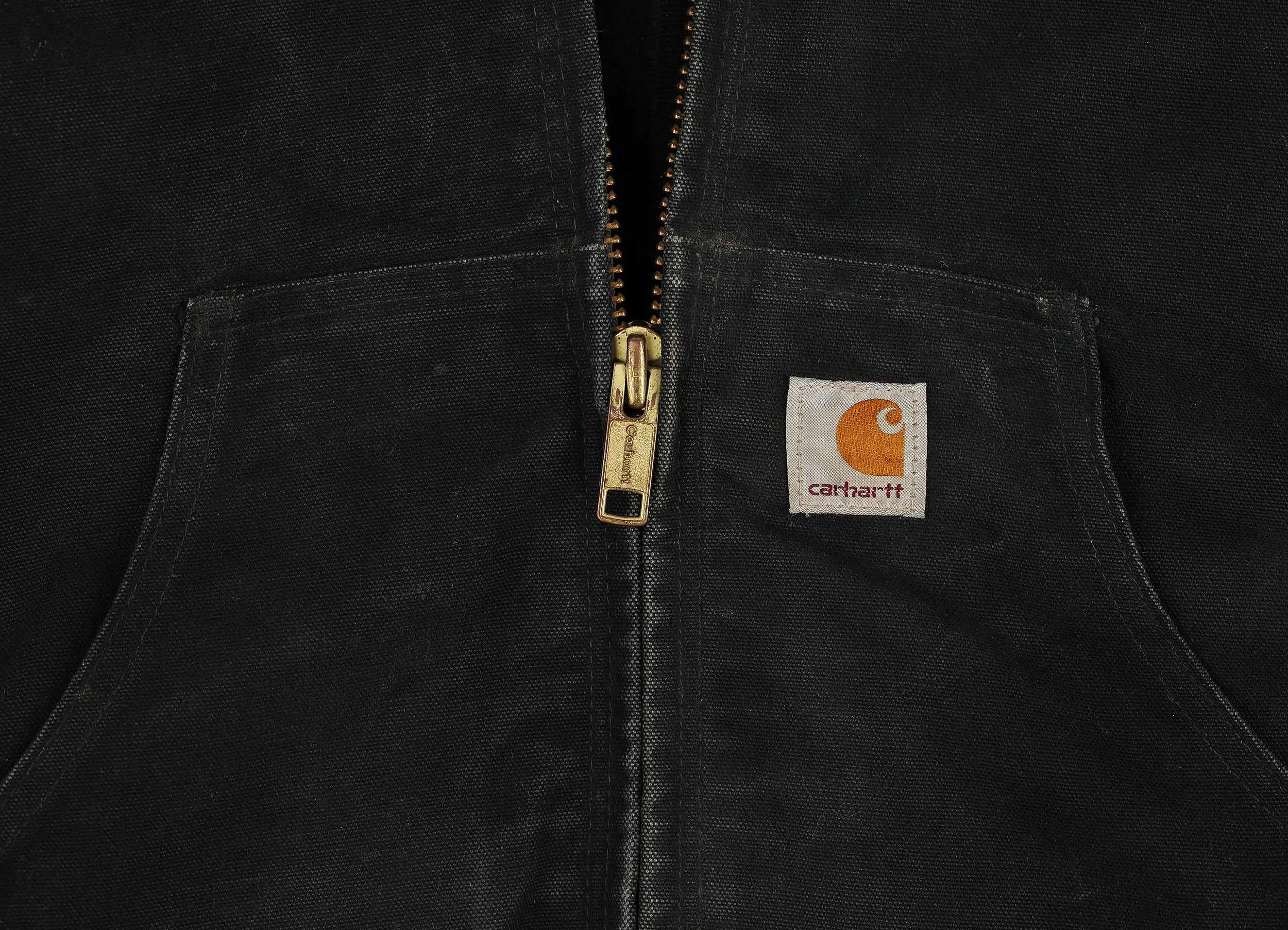 Carhartt Hooded Work Jacket - Black - M