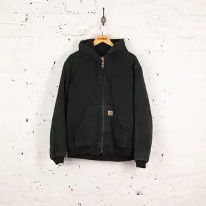 Carhartt Hooded Work Jacket - Black - M