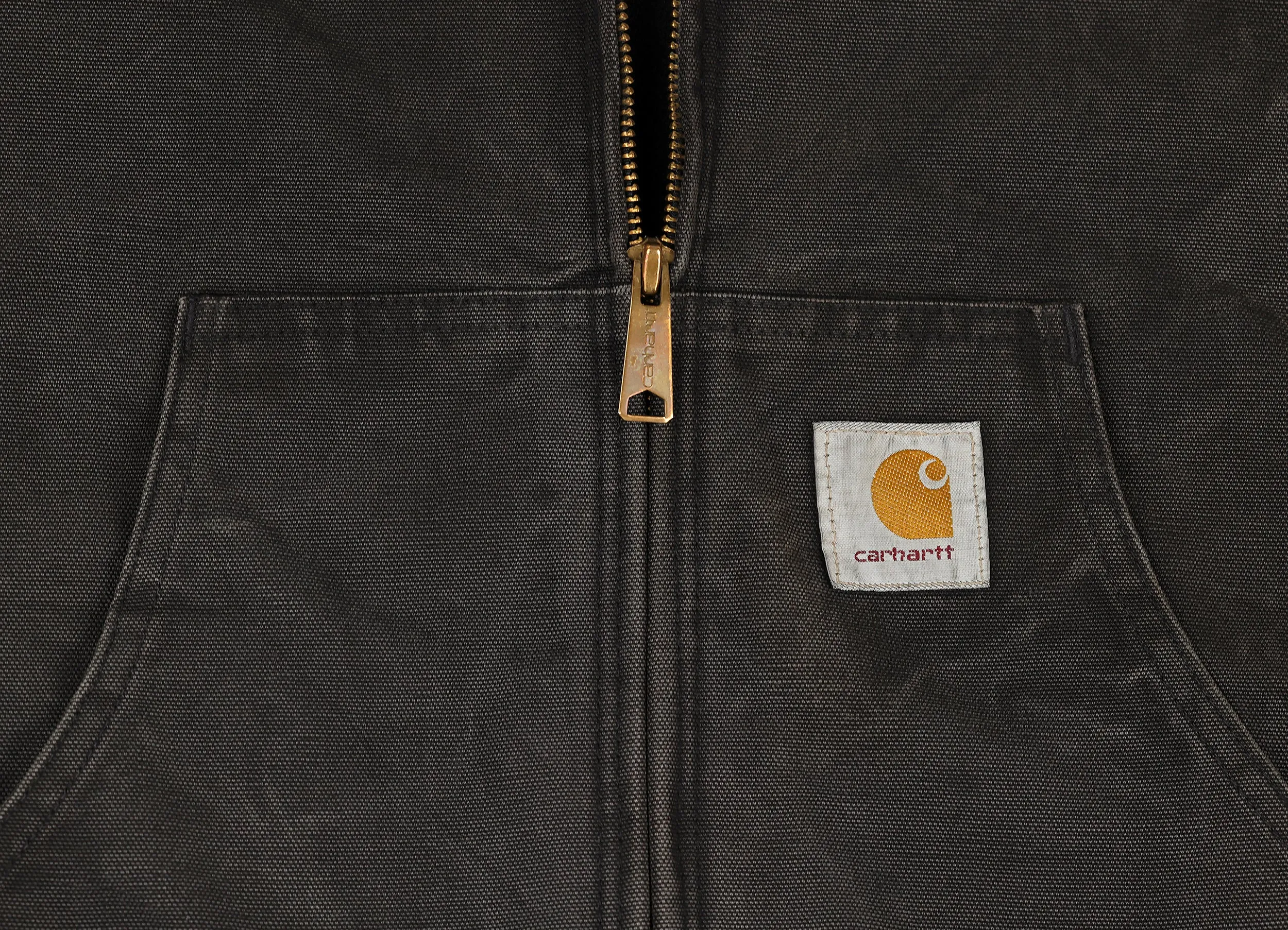 Carhartt Hooded Work Jacket- Black - XL