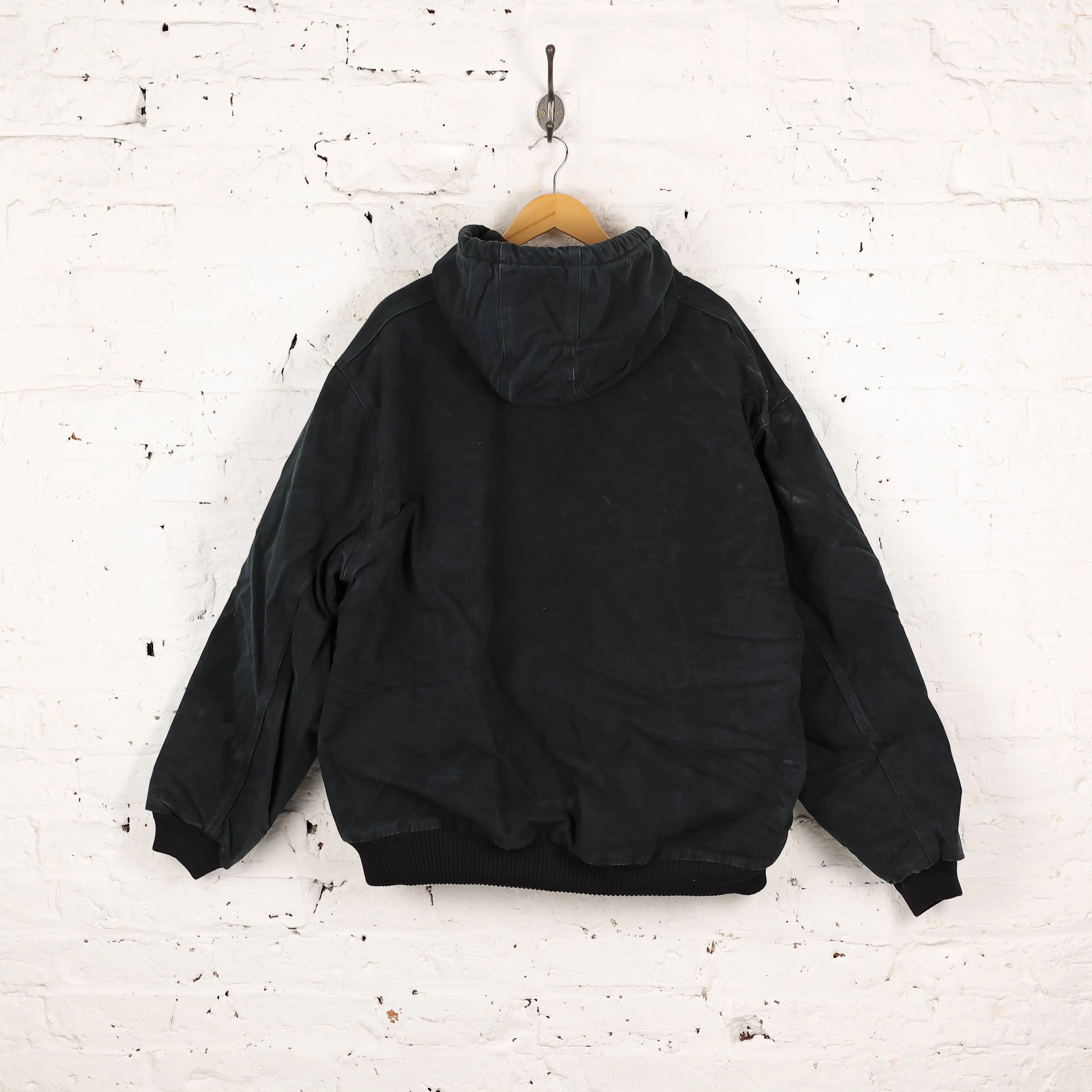 Carhartt Hooded Work Jacket - Black - XXL