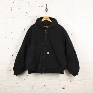 Carhartt Hooded Work Jacket - Black - XXL