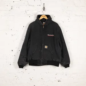 Carhartt Hooded Work Jacket - Black -XXL