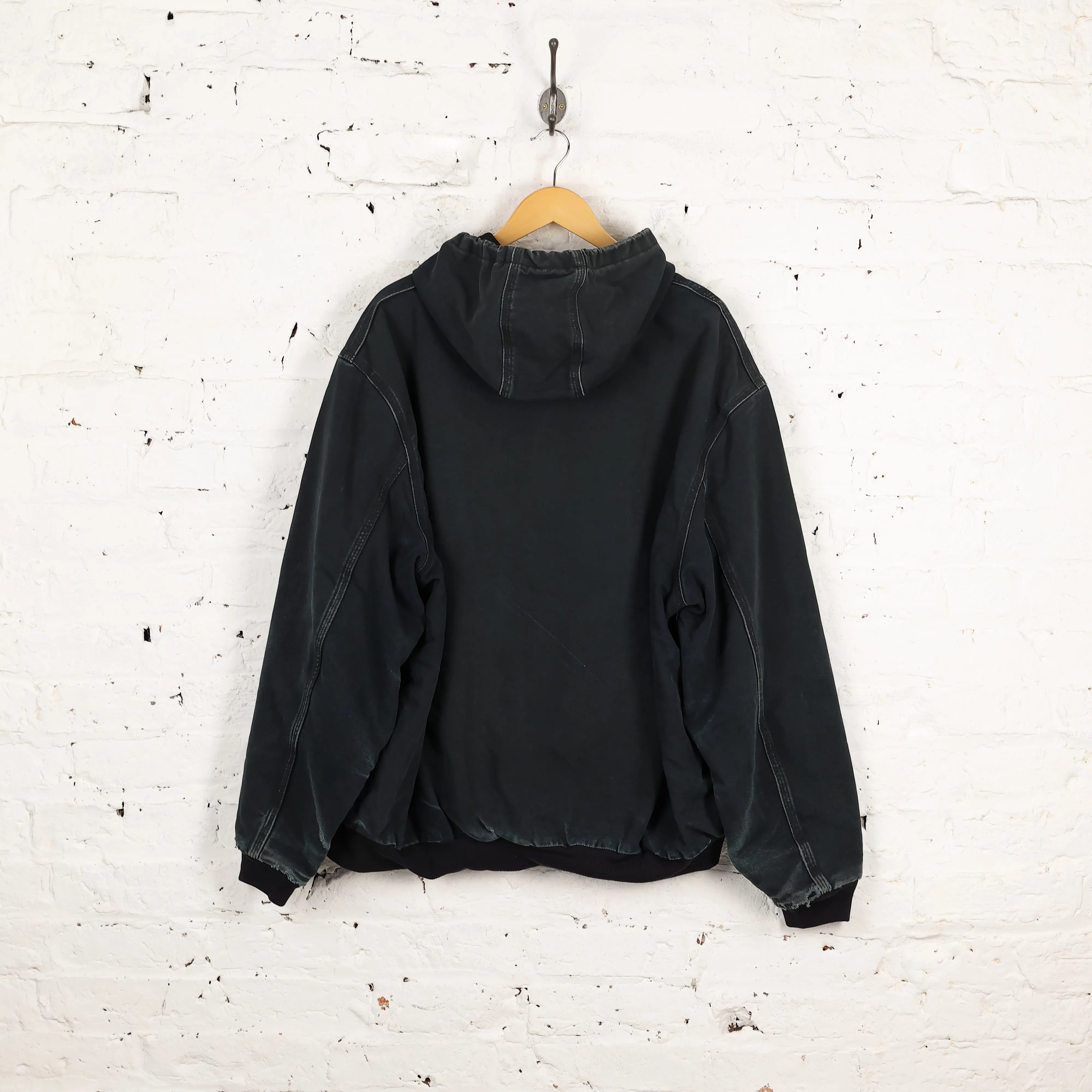 Carhartt Hooded Work Jacket - Black - XXL